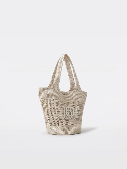 Palma Raffia Tote – Ivory