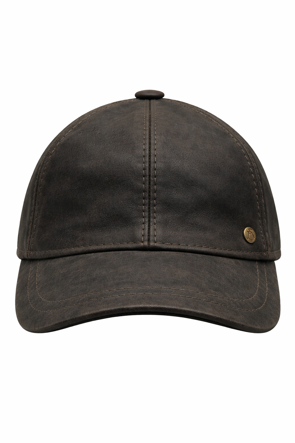 Lederen Baseball Cap – Handmade in Italy - Zwart