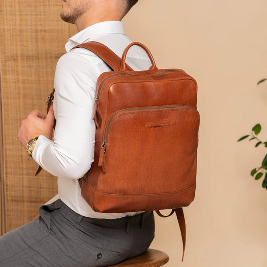 The Chesterfield Brand - Nicola Leather Backpack - Cognac