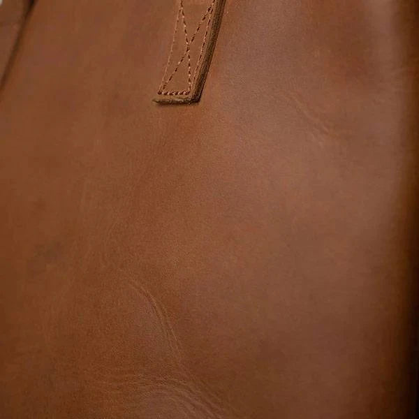 Leren Kledinghoes in Cognac