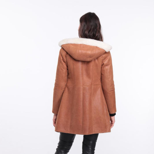Veste Lucia Whisky – Shearling Jas