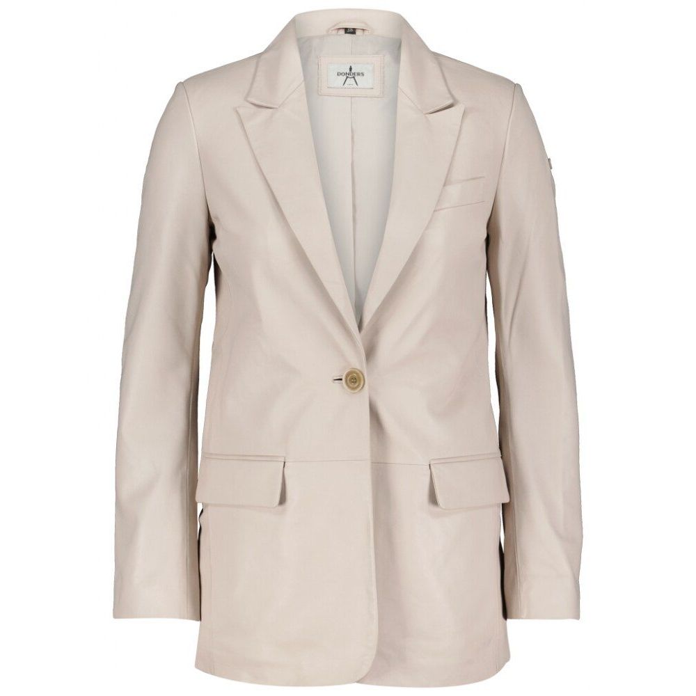 Nappa leather blazer
