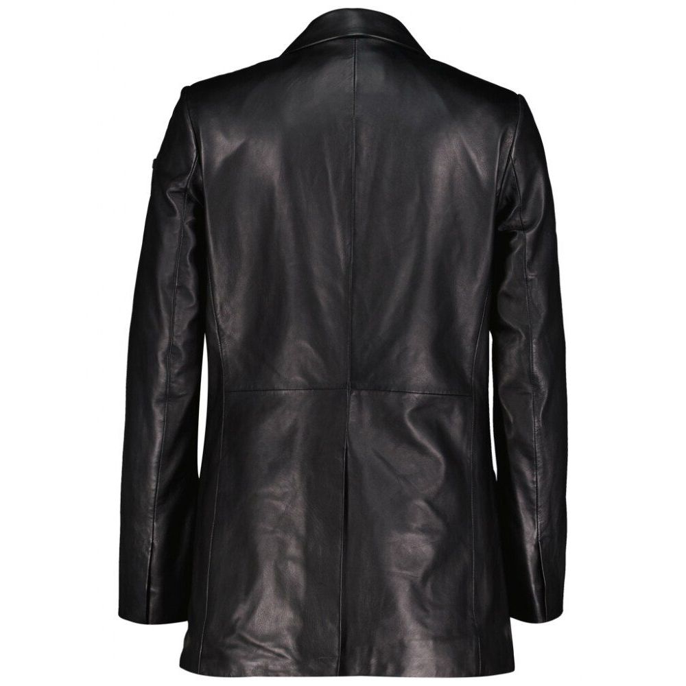 Nappa leather blazer
