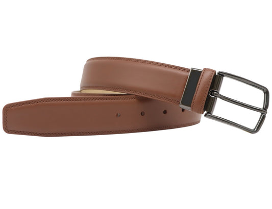 Bovine Leder - 35mm Riem in Navy - Full Grained Leather