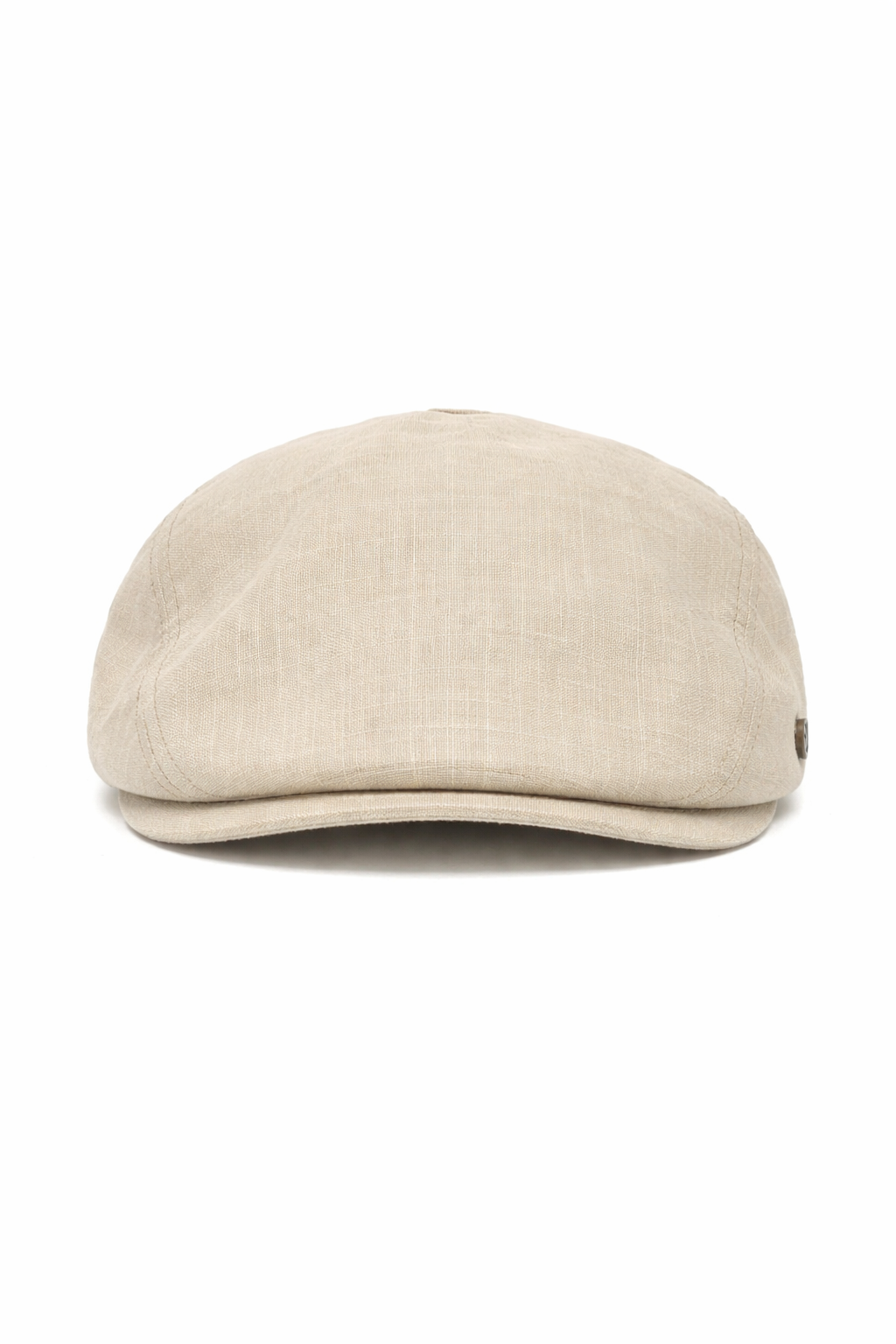 Linnen Flat Cap – Handmade in Italy - Beige