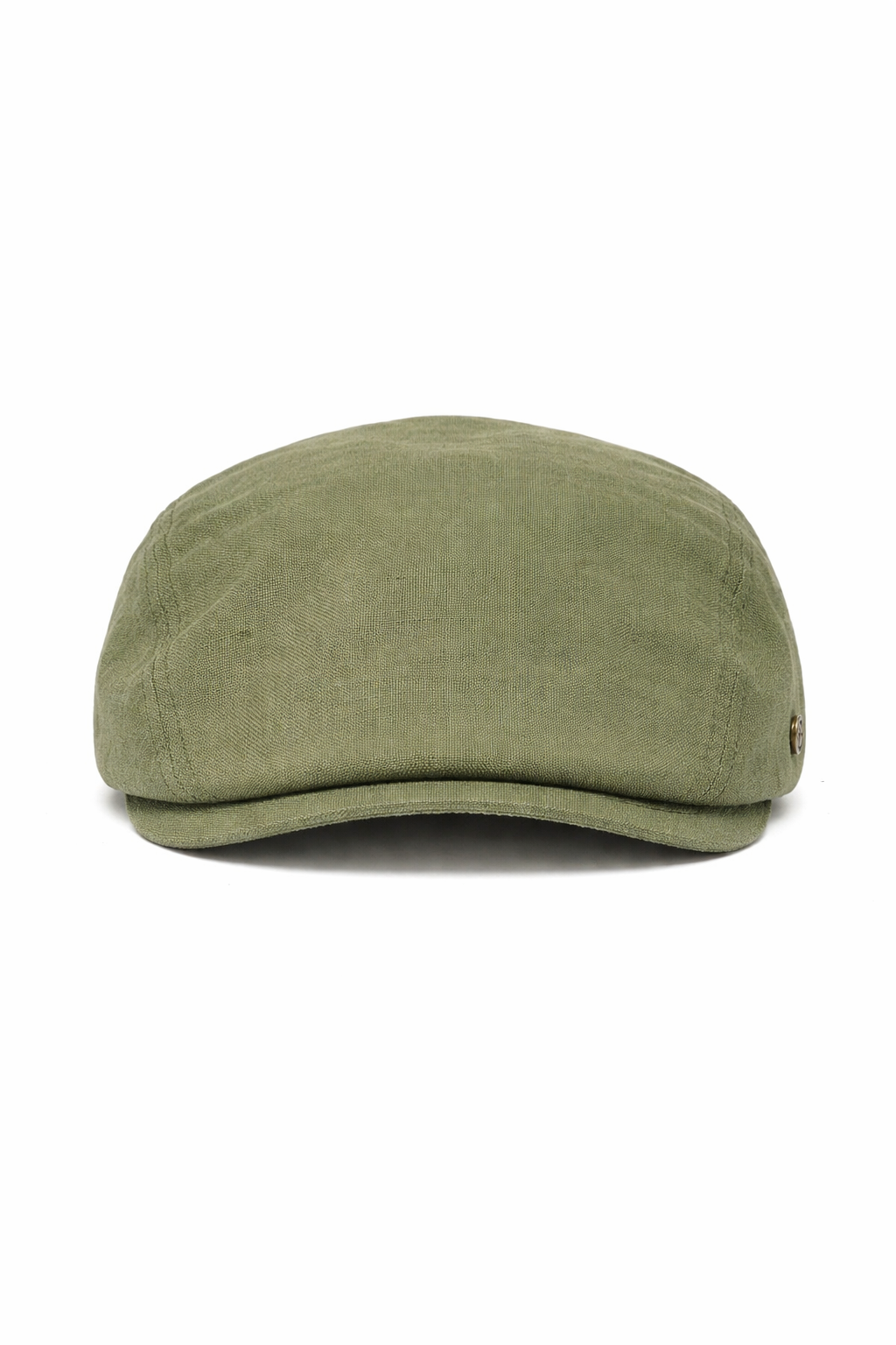 Linen Flat Cap – Handmade in Italy - Khaki
