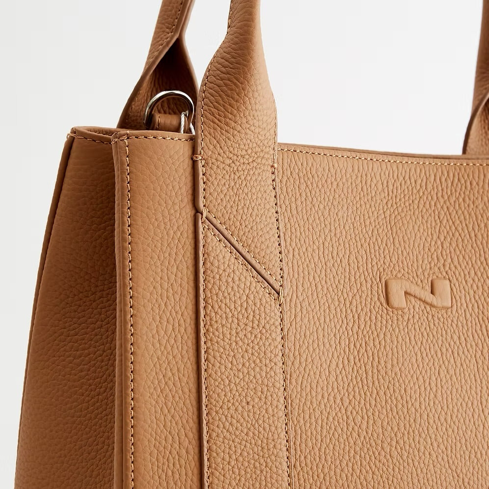 Nathan-Baume Handbag – Breda in Cognac – Elegant structure & practical design
