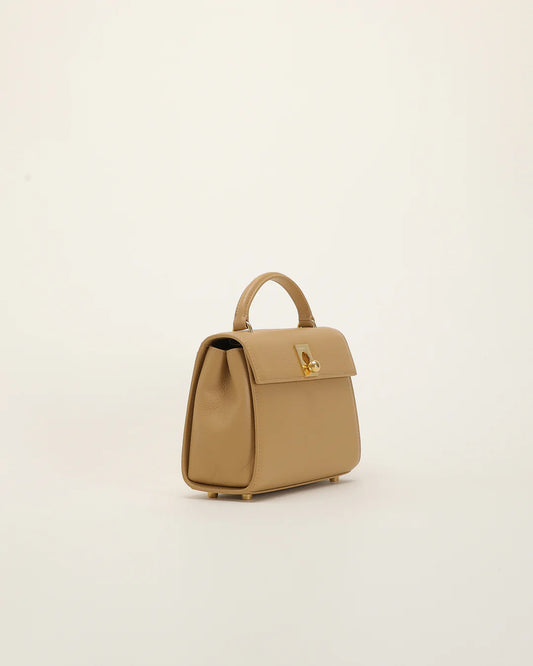Marie 22 - Beige Calfskin Handbag