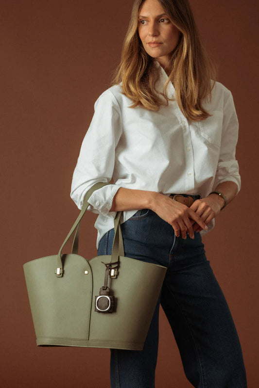 Liza - Tote Bag - Olijfgroen