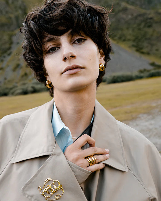 ANNALOCH MONOGRAM Broche goud