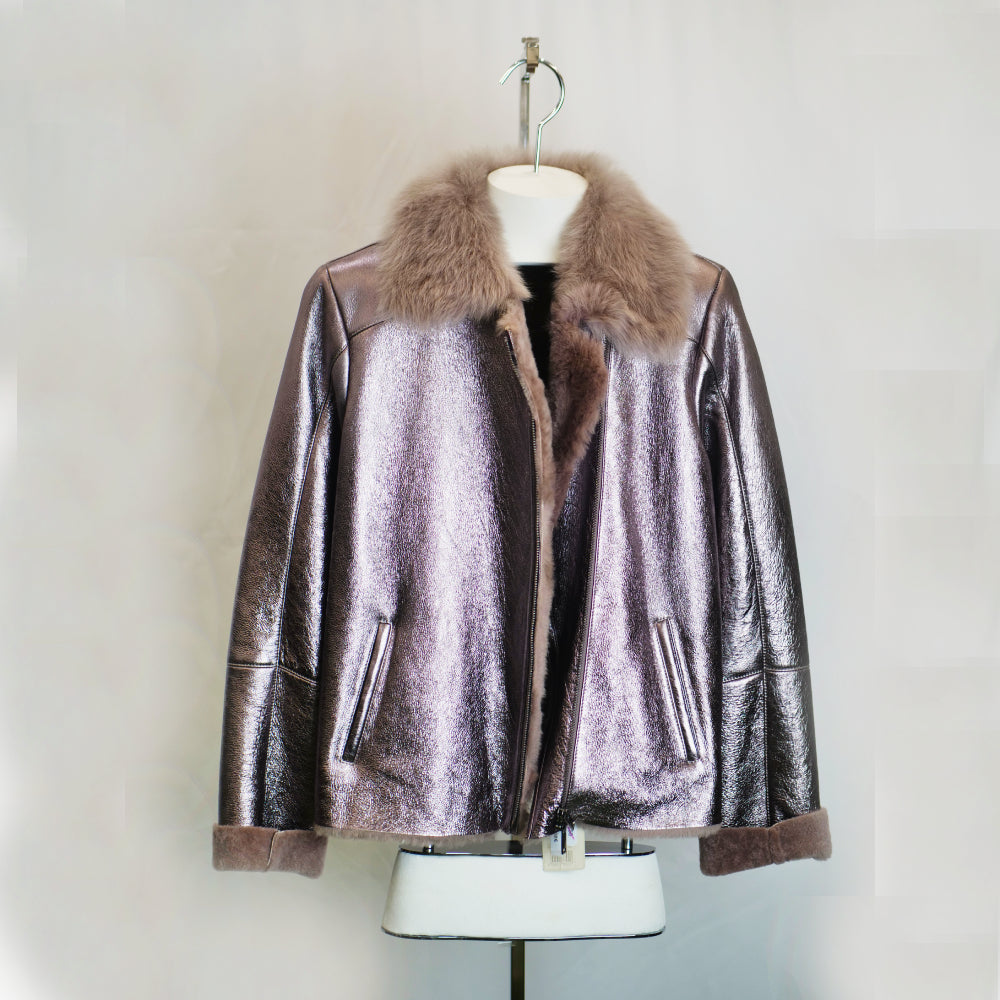 Vintage Toscana Jacket - Opulence with a fluffy collar