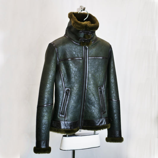 Mouton Shearling Biker
