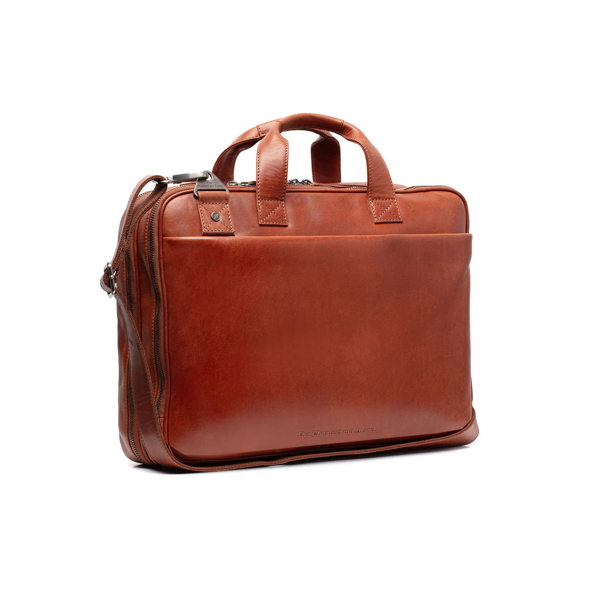 Leather Laptop Bag Iseo - Full grained 100% vegetable tanned
