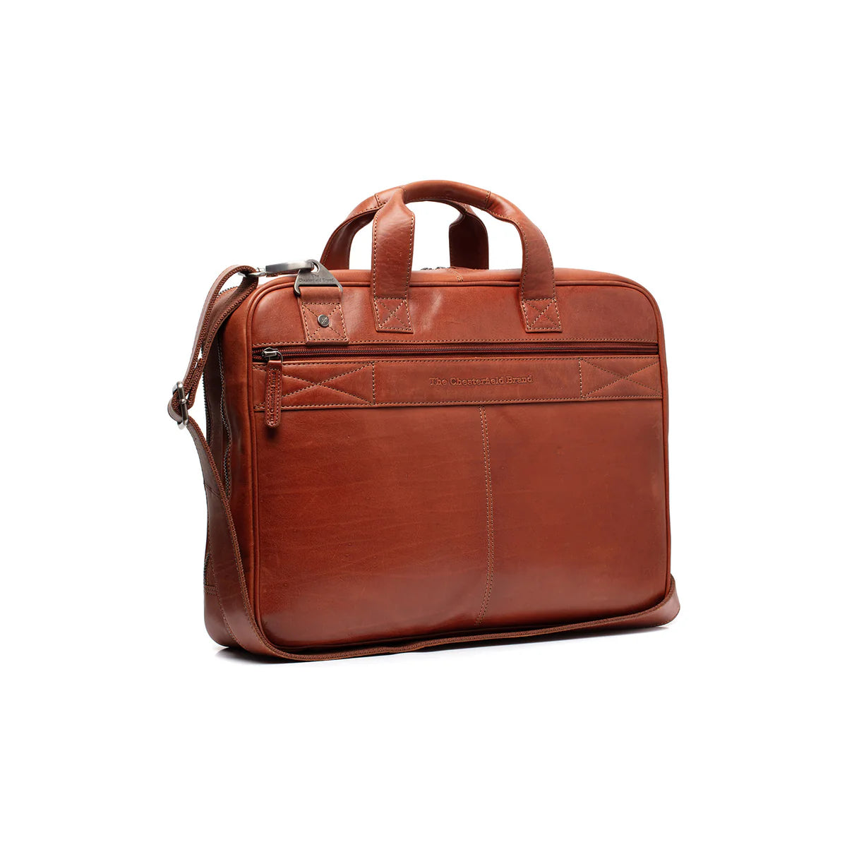 Leather Laptop Bag Iseo - Full grained 100% vegetable tanned