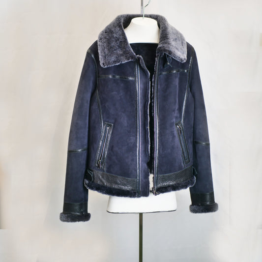 Mouton Shearling Biker