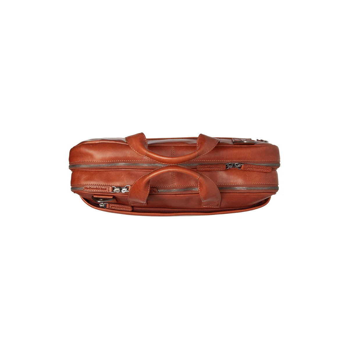 Leather Laptop Bag Iseo in Cognac
