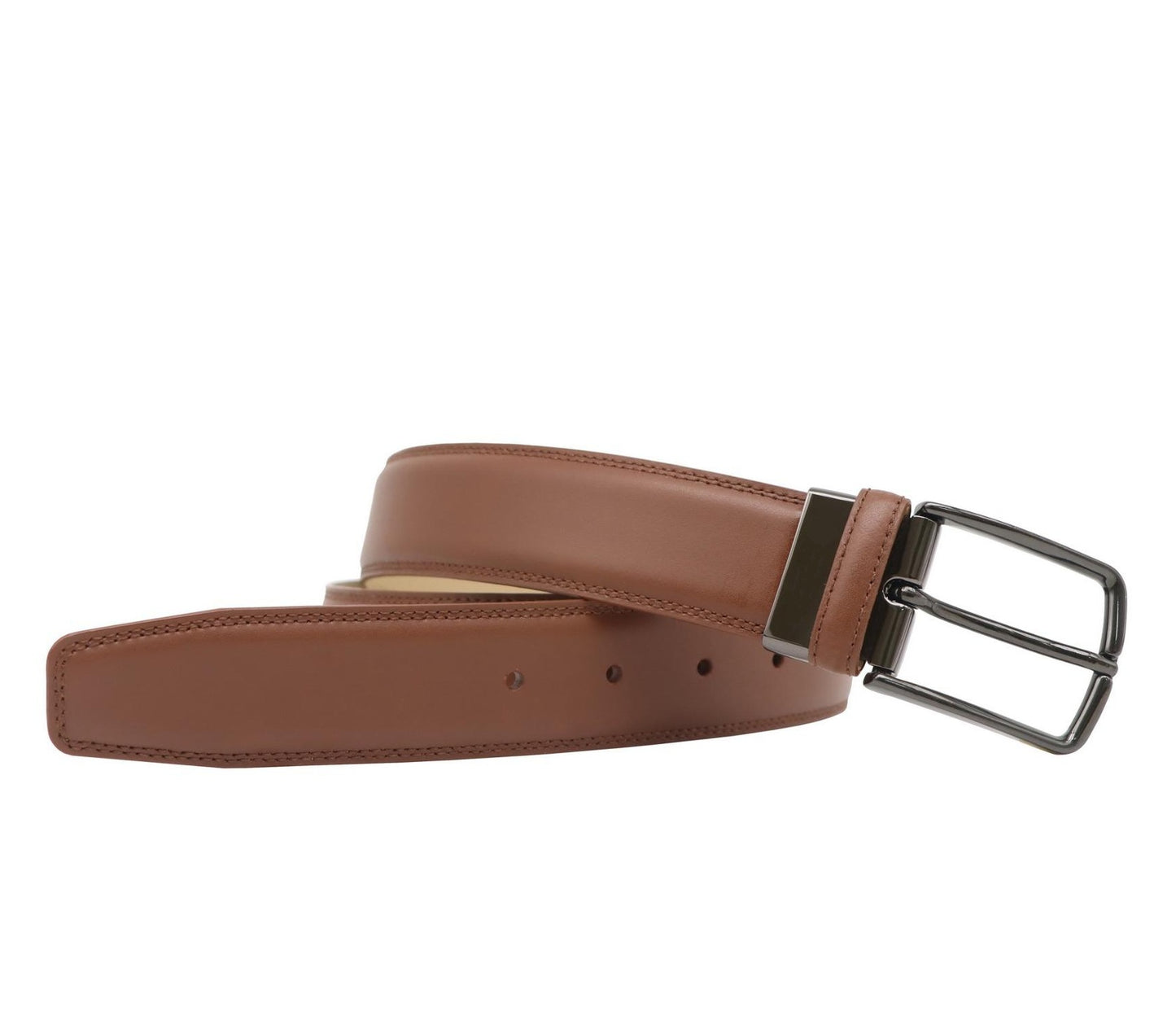 Bovine Leder - 35mm Riem in Cognac - Full Grained Leather