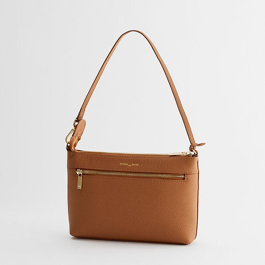 Nathan-Baume Crossbody – Palma in Cognac – Minimalistische elegantie
