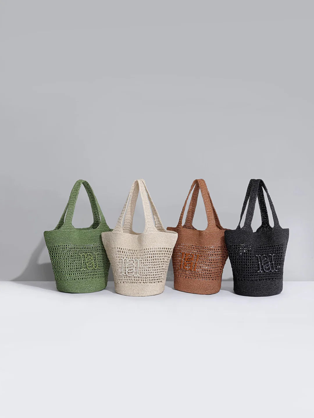 Palma Raffia Tote – Salie Groen