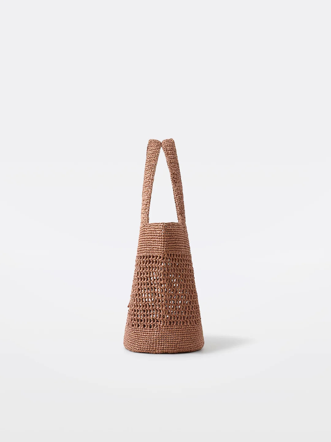 Palma Raffia Tote – Terracotta Bruin