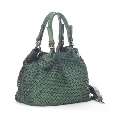 Italiaans Kalfsleer Handtas - Sara Grande - Navy