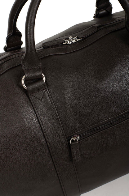 Leather Travel Bag - Dark Brown (Espresso Brown)