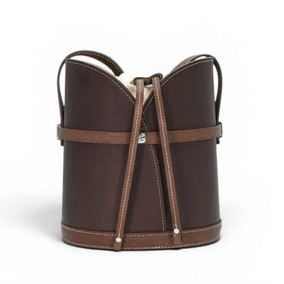 Laina – Bucket tas - Ebbenhout