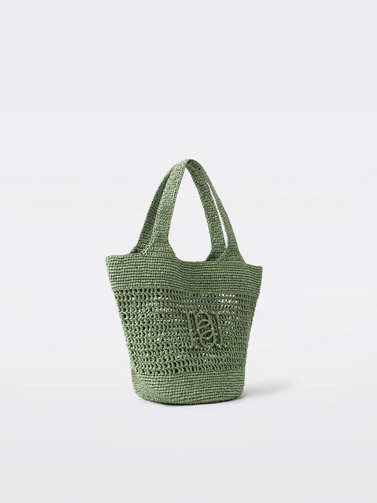 Palma Raffia Tote – Salie Groen
