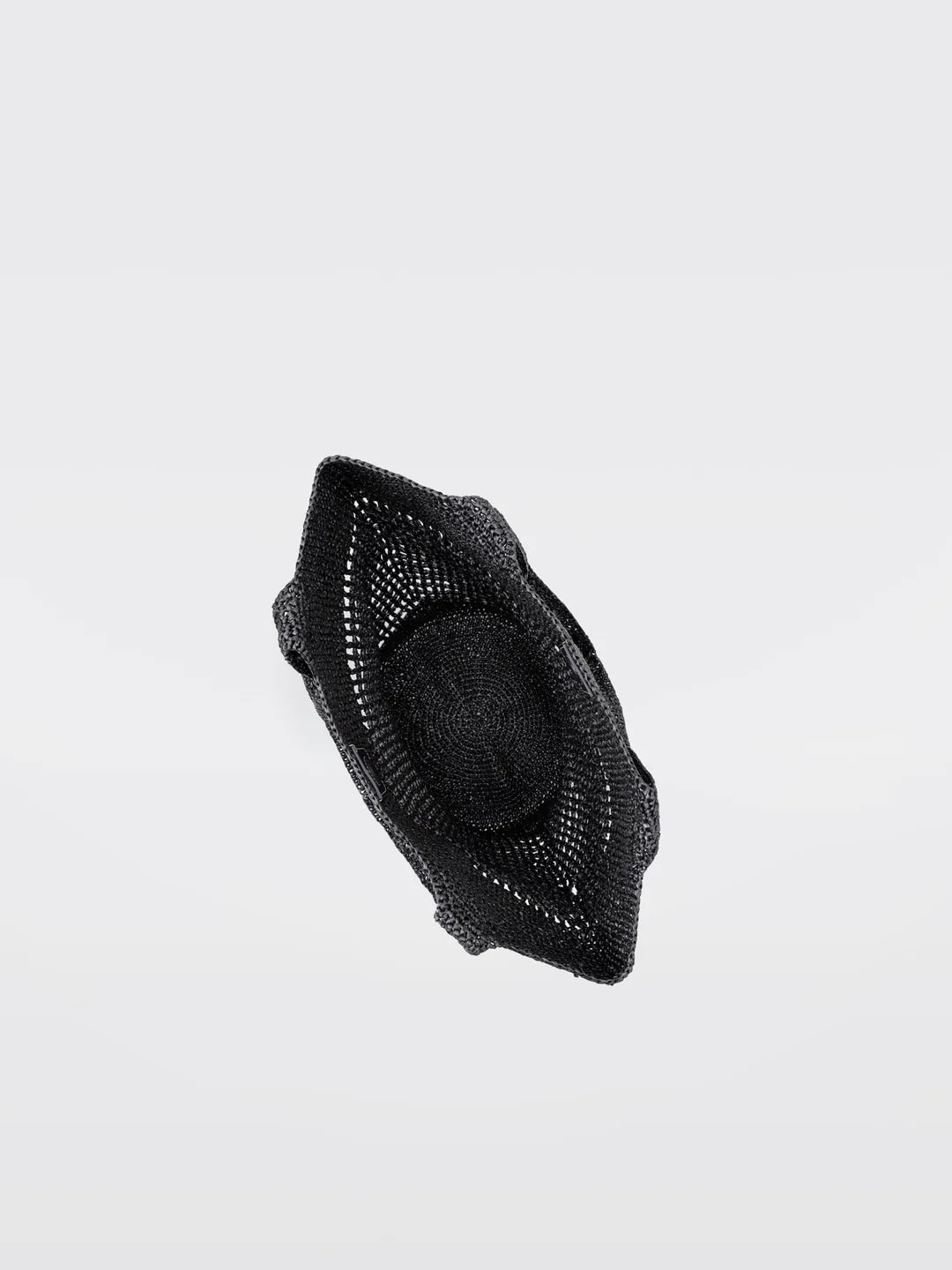Palma Raffia Tote – Zwart