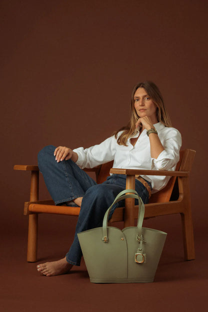 Liza - Tote Bag - Olijfgroen
