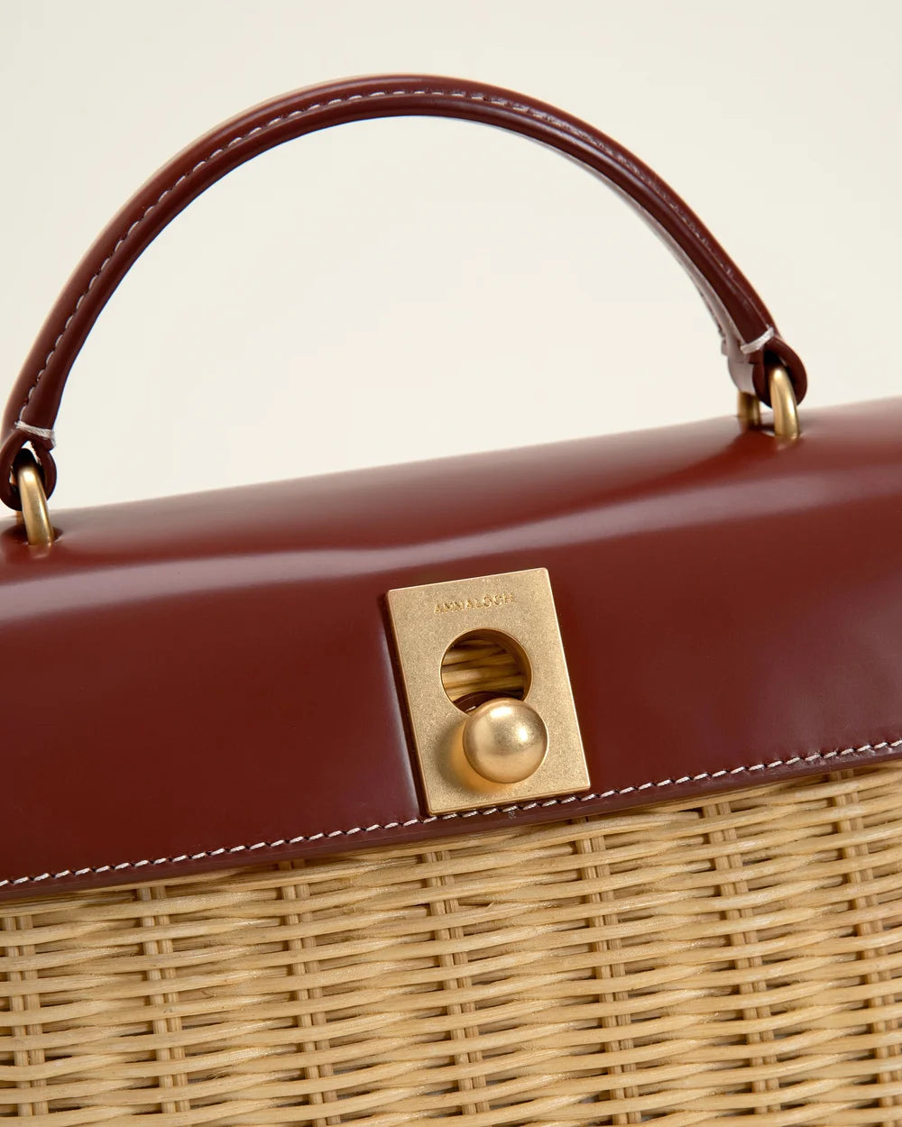 Marie 22 Haute Rattan – Bruin in Box Calf