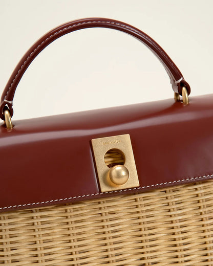 Marie 22 Haute Rattan - Box Calf - Bruin