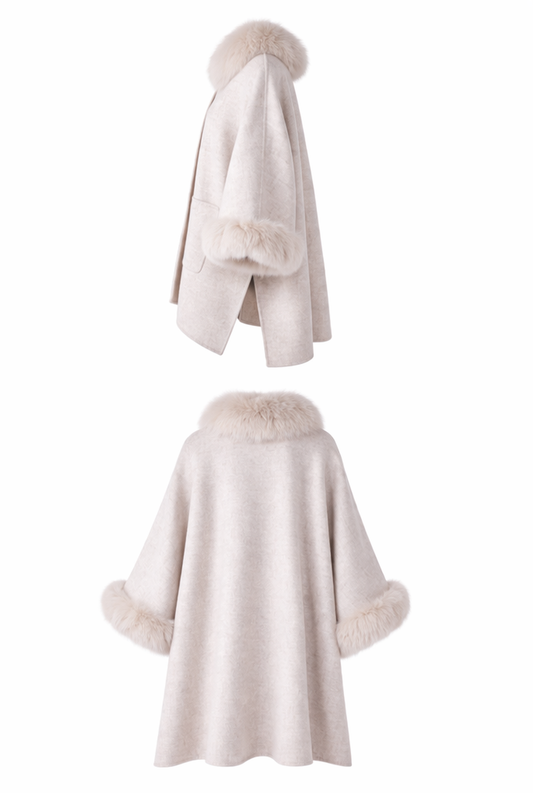 Kottas Mansios Cape – Ivory (off-white)