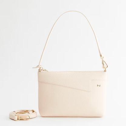 Nathan-Baume Crossbody – Palma in Pink Blush (pearl pink) – Minimalist elegance