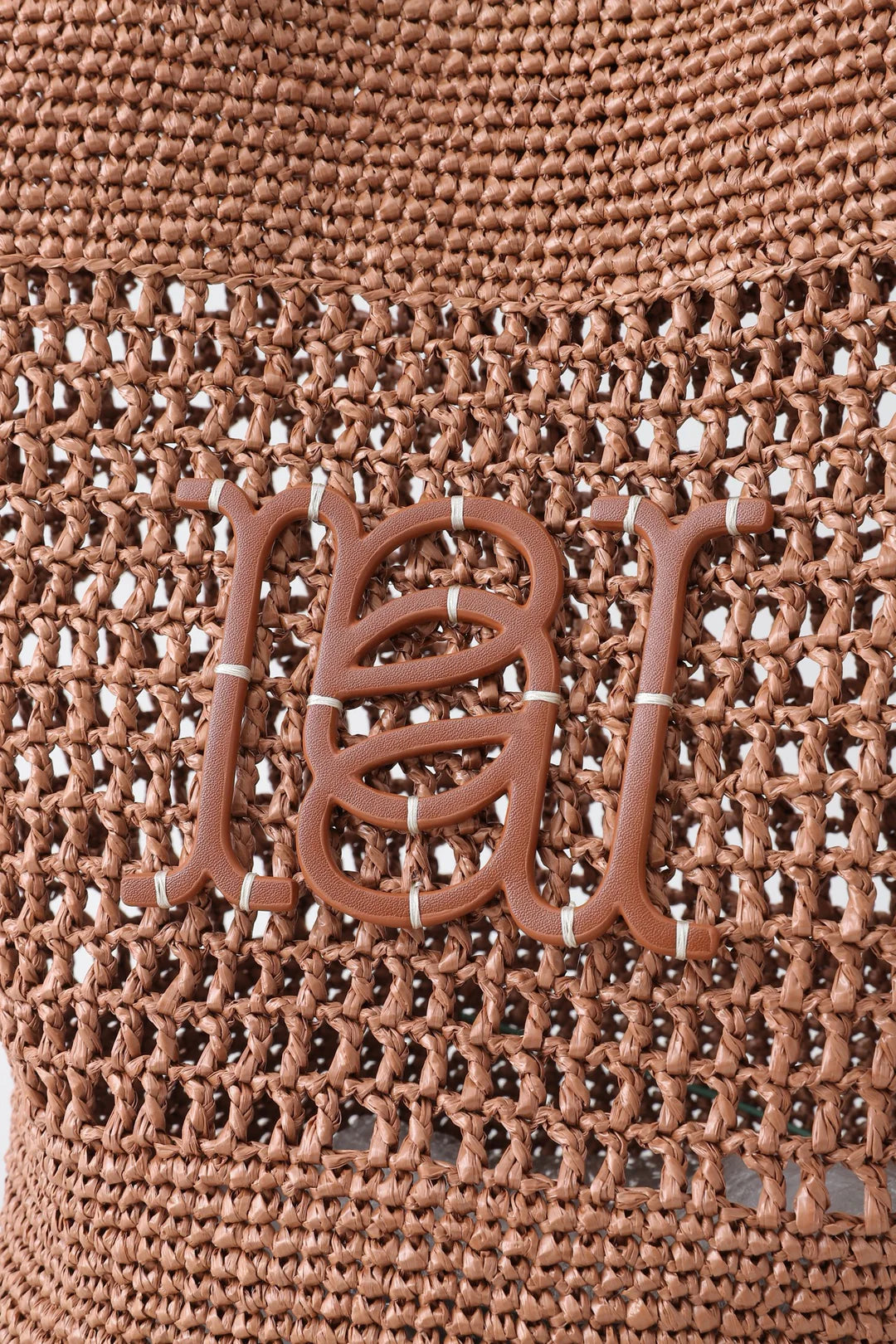 Palma Raffia Tote – Terracotta Bruin
