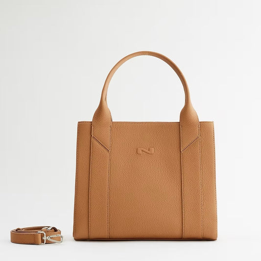 Nathan-Baume Handbag – Breda in Cognac – Elegant structure & practical design