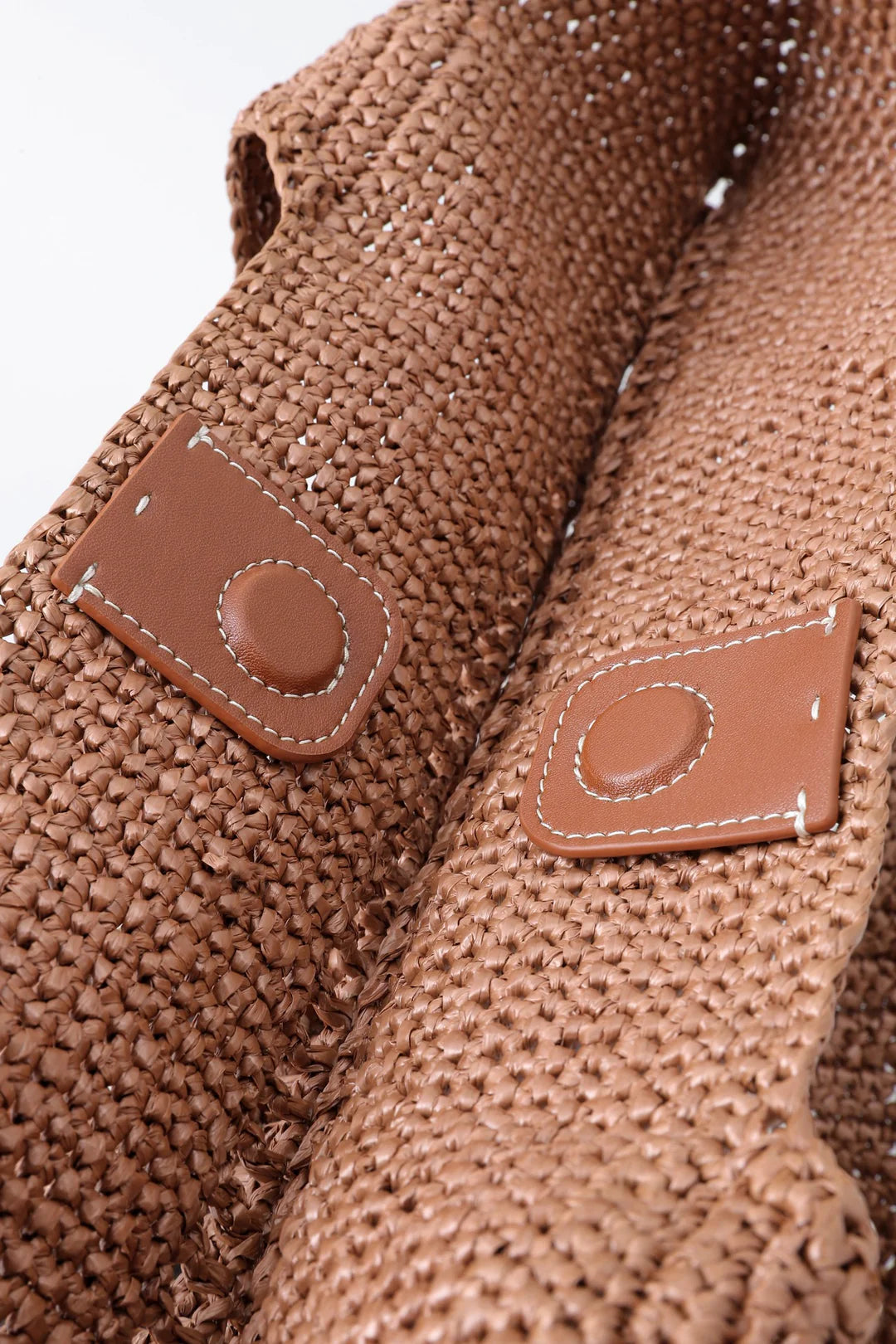 Palma Raffia Tote – Terracotta Bruin