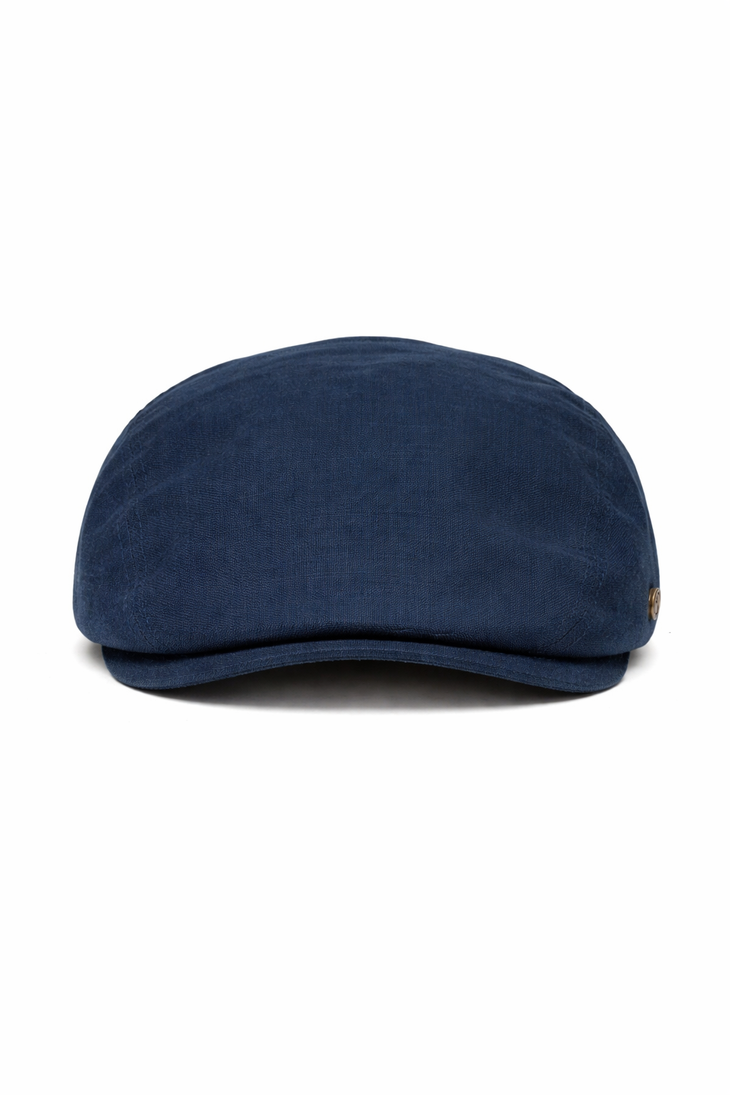 Linen Flat Cap – Handmade in Italy – Navy