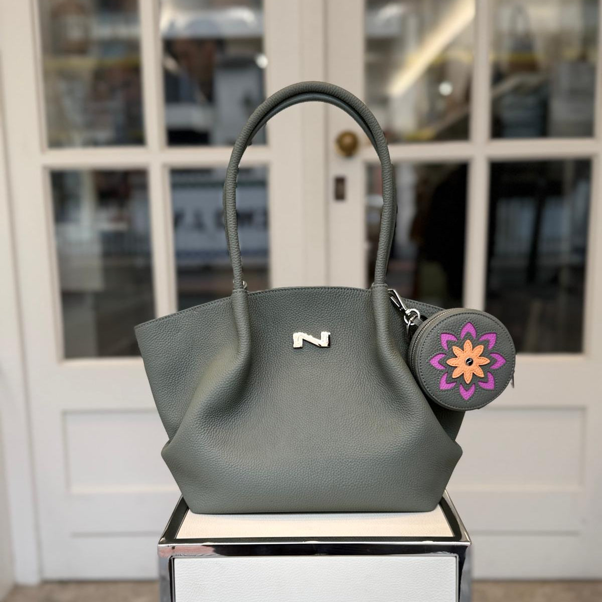 Nathan-Baume Mandala Zip-Around Coin Pouch