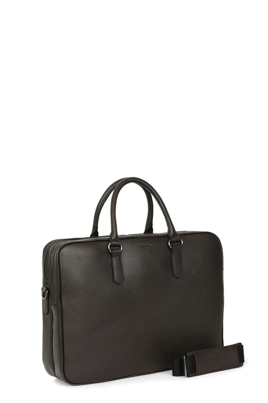 Business / Document Bag 15” & A4 – Full-grain Leather - Brown