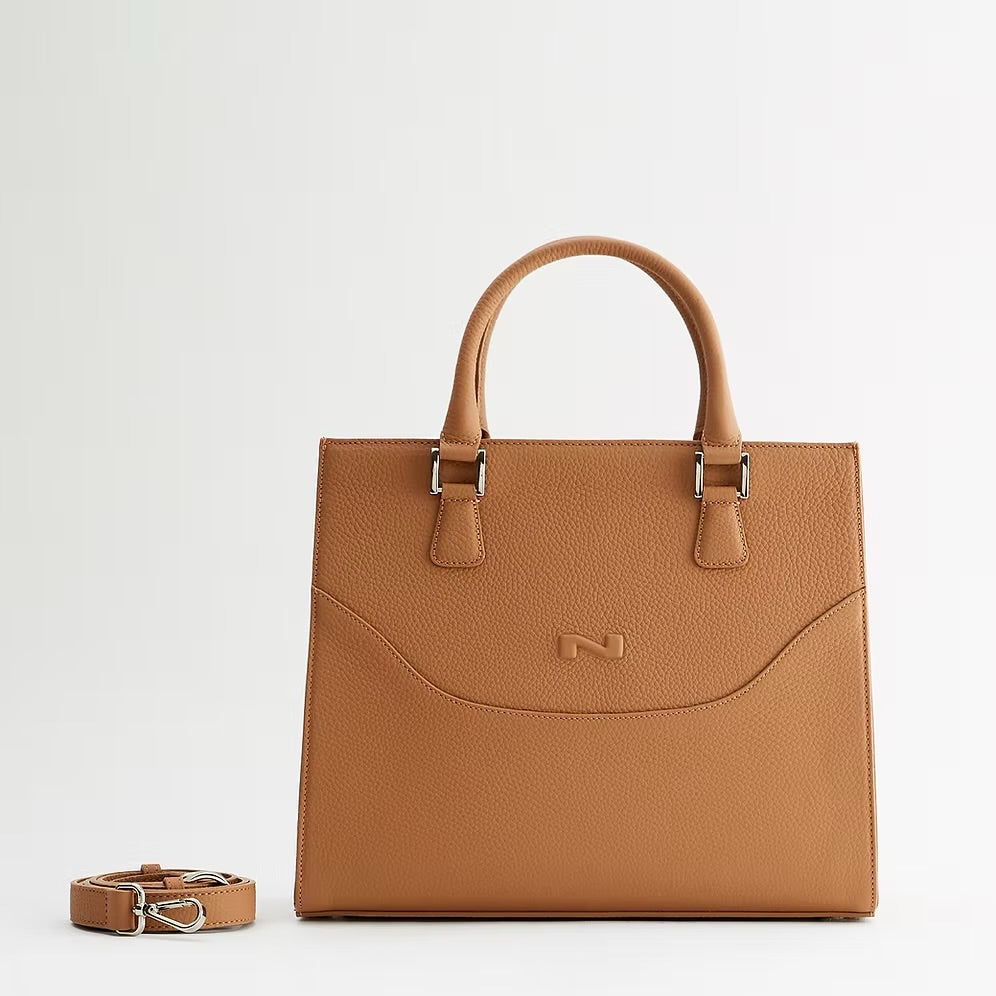 Nathan-Baume Handtas - Christy in Cognac