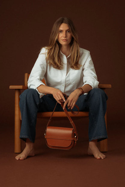 Sara - Crossbody Tas - Noisette (Hazelnoot)
