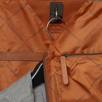 Leren Kledinghoes in Cognac
