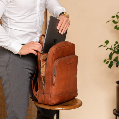 The Chesterfield Brand - Nicola Leather Backpack - Cognac