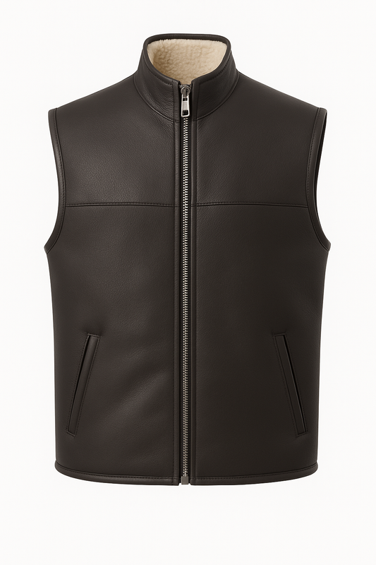 Mouton Shearling Vest