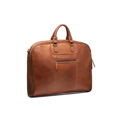 Leren Kledinghoes in Cognac