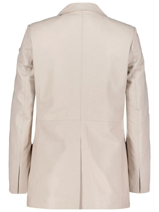 Nappa leather blazer