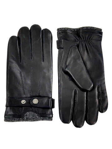 Lamb Leather Gloves Black
