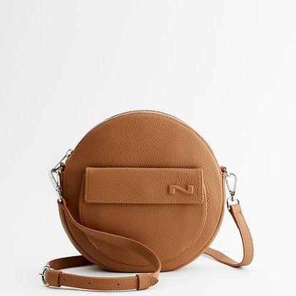 Nathan-Baume Crossbody Tas - Dorine Pocket in Setter (Donker Cognac)