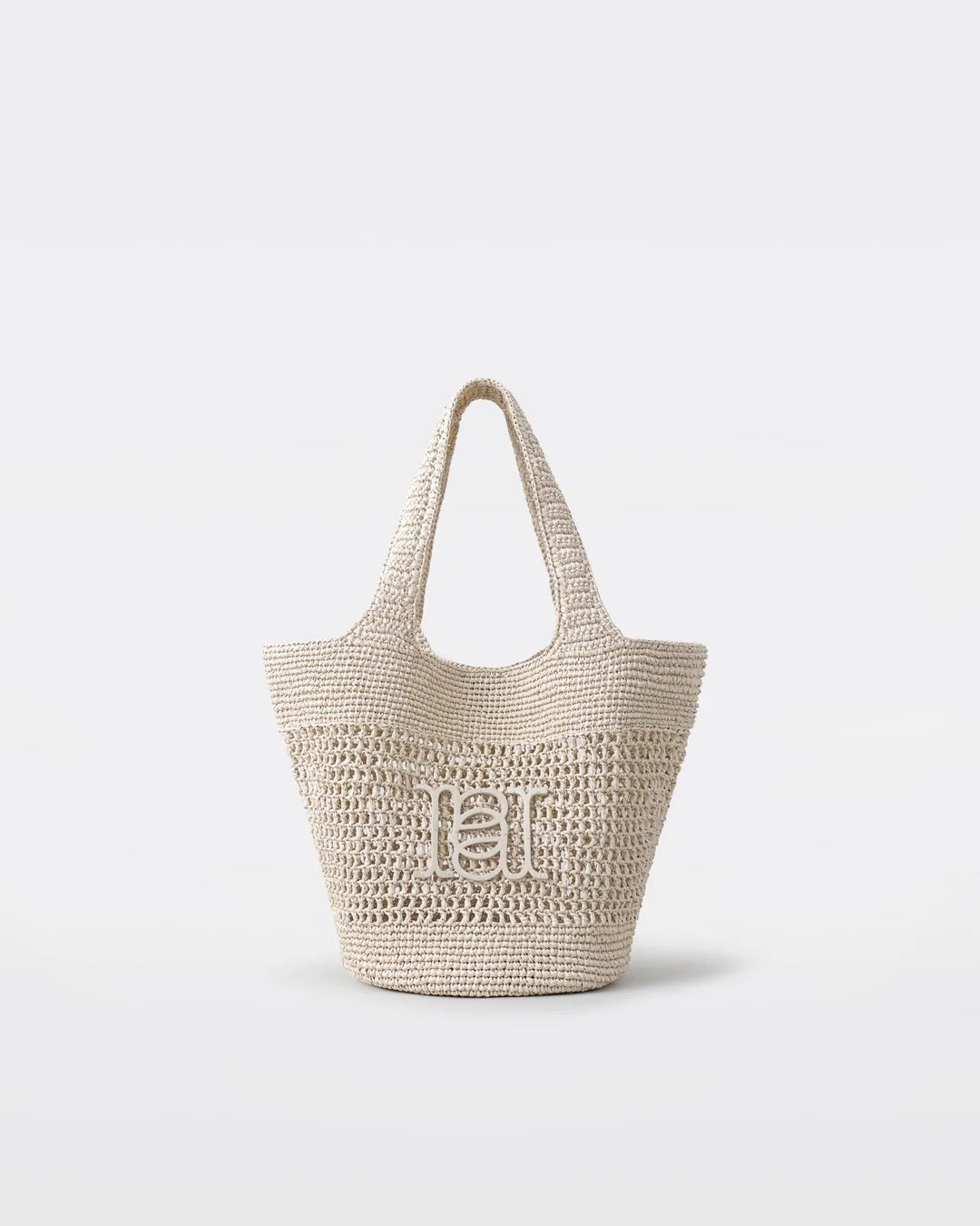 Palma Raffia Tote – Ivory